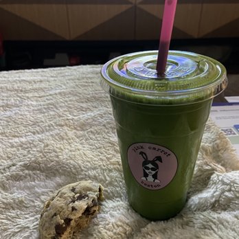 Pink Carrot - Half my power cookie and smoothie. - Coffee & Tea Near Me - Boston, Massachusetts Pink Carrot - Half my power cookie and smoothie. - Coffee & Tea Near Me - Boston, Massachusetts