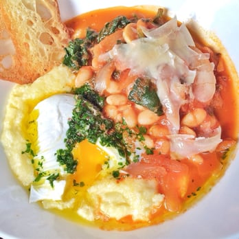 Manhattan Beach Post - Poached egg & polenta - New American Near Me - Manhattan Beach, California