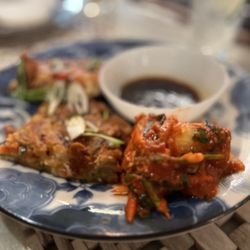 Bastard Restobar - Kim chi with seafood pancake