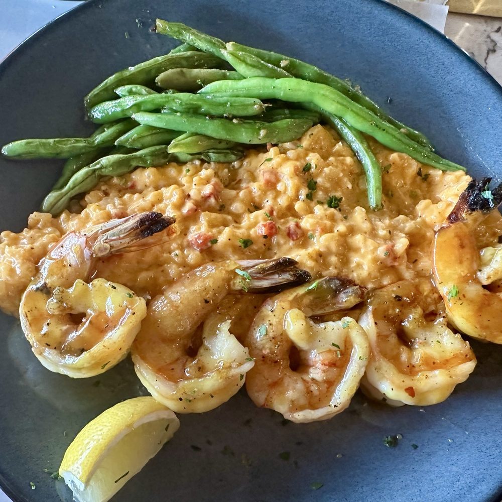 Bartolino's Twin Oaks - Lunch special - Red pepper risotto w/ shrimp and green beans - Italian Near Me - Manchester, Missouri Bartolino's Twin Oaks - Lunch special - Red pepper risotto w/ shrimp and green beans - Italian Near Me - Manchester, Missouri