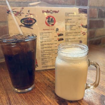 Noodle Man - Coke and an Almond Milk Tea - Chinese Near Me - Chesapeake, Virginia Noodle Man - Coke and an Almond Milk Tea - Chinese Near Me - Chesapeake, Virginia