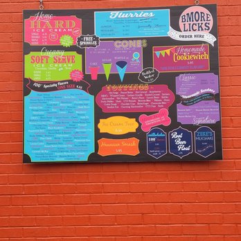 Bmore Licks - Menu - Ice Cream & Frozen Yogurt Near Me - Baltimore, Maryland
