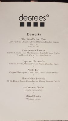 Menu photo 5 Degrees Bistro Washington, DC, DC Menu photo 5 Degrees Bistro Washington, DC, DC