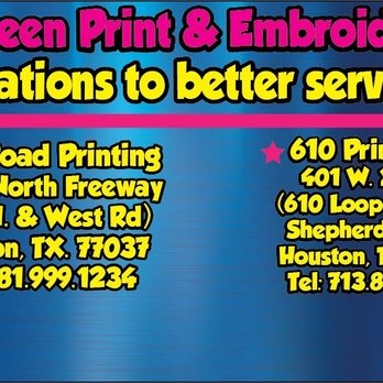 West Road Printing - Screen Printing/T-Shirt Printing Near Me - Houston, Texas West Road Printing - Screen Printing/T-Shirt Printing Near Me - Houston, Texas
