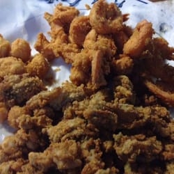 Baytown Seafood and Bar - Fried oysters, shrimps.