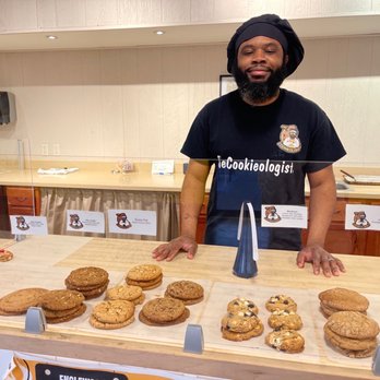 The Cookieologist - Owner Isiah Davis with his creations... - Bakeries Near Me - Englewood, Ohio