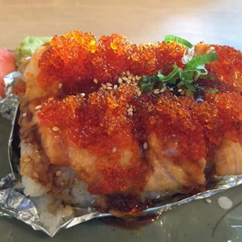 Tsuru Sushi - Lion king roll. Kinda small for $12.95 - Japanese Near Me - San Leandro, California Tsuru Sushi - Lion king roll. Kinda small for $12.95 - Japanese Near Me - San Leandro, California