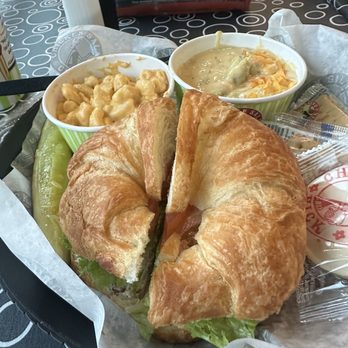 Chicken Salad Chick - The Fancy Nancy, the brocoli soup, and the mac and cheese. - Sandwiches Near Me - Baytown, Texas