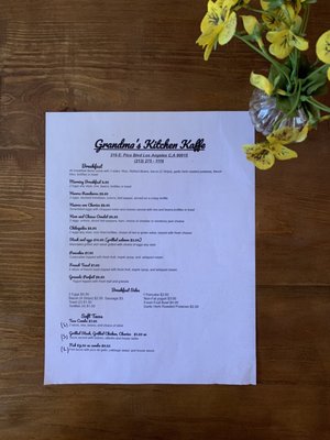 Menu photo 3 Grandma's Kitchen Kaffe Los Angeles, CA