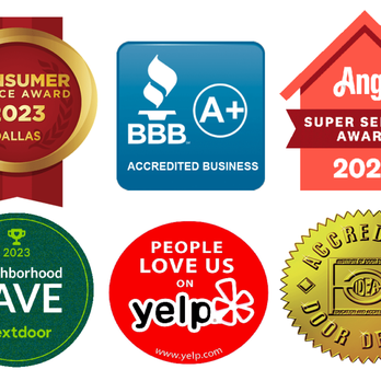 Plano Overhead Garage Door - 2023 Awards - Garage Door Services Near Me - Plano, Texas Plano Overhead Garage Door - 2023 Awards - Garage Door Services Near Me - Plano, Texas