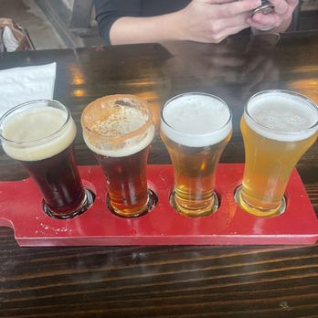 Roosters B Street Brewery - My favorite kind of flight - Brewpubs Near Me - Ogden, Utah