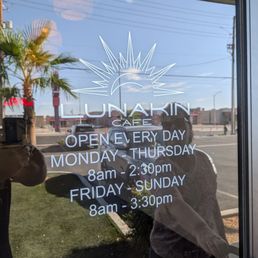 Hours clearly posted on the door. Hours clearly posted on the door.