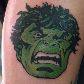 This Is the Place Tattoo - The Incredible Hulk by Kyle - Tattoo Near Me - Midvale, Utah