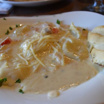 Finn's Fish House - Smoked Salmon with Cheese Ravioli - Seafood Near Me - Seaside, Oregon