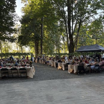 Homestead Acres NW - Reception area. 16 tables seating over 200. - Venues & Event Spaces Near Me - Dayton, Oregon Homestead Acres NW - Reception area. 16 tables seating over 200. - Venues & Event Spaces Near Me - Dayton, Oregon