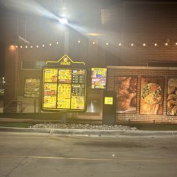 Exterior outside entrance of Golden Chick - Grand Prairie, Texas Exterior outside entrance of Golden Chick - Grand Prairie, Texas