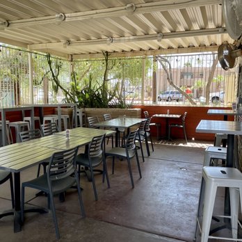 Republica Empanada - Outside covered patio - Latin American Near Me - Mesa, Arizona