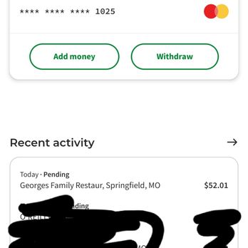 George's Family Restaurant - Actual reciept vs charge. - Diners Near Me - Springfield, Missouri