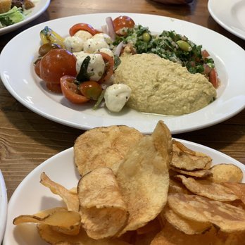 Crafted Greens - Tomato mozzarella caress and super quinoa tabbouleh and lime cilantro hummus - American Near Me - El Cajon, California