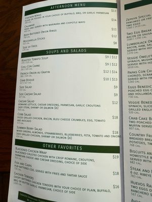 Menu photo 6 Zephyr Cove Restaurant Zephyr Cove, NV Menu photo 6 Zephyr Cove Restaurant Zephyr Cove, NV