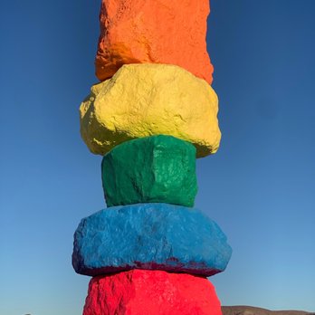 Seven Magic Mountains - Public Art Near Me - Las Vegas, Nevada