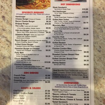 The Loft Restaurant - the menu for the lunch menu - Caterers Near Me - Great Falls, Montana The Loft Restaurant - the menu for the lunch menu - Caterers Near Me - Great Falls, Montana