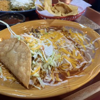 El Mariachi Loco Restaurant - 10. Enchilada and Taco Combination - Mexican Near Me - Star, Idaho El Mariachi Loco Restaurant - 10. Enchilada and Taco Combination - Mexican Near Me - Star, Idaho