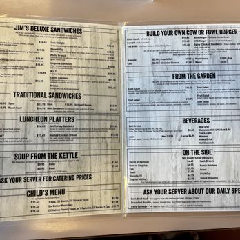 Jim's Country Style Restaurant - Menu April 2024 - Breakfast & Brunch Near Me - Pleasanton, California