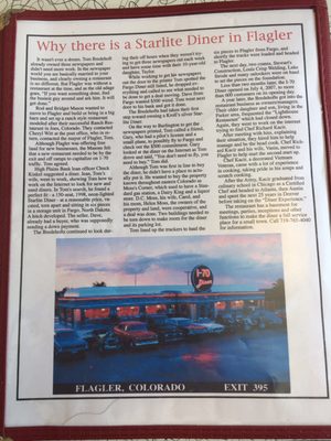 Menu photo 8 I-70 Diner Flagler, CO