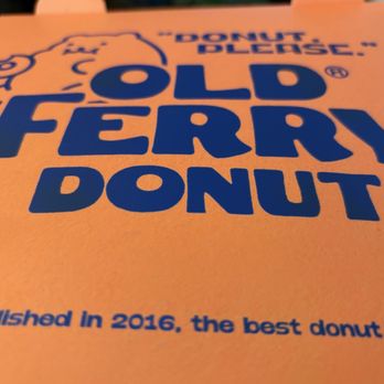 Old Ferry Donut  - What's in the orange box? - Donuts Near Me - San Gabriel, California