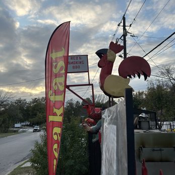 Red's Smoking BarBQ - You'll know you're at the right place when you see the rooster - Barbeque Near Me - Pflugerville, Texas Red's Smoking BarBQ - You'll know you're at the right place when you see the rooster - Barbeque Near Me - Pflugerville, Texas