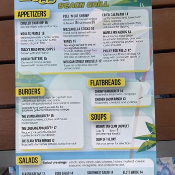 Loggerhead's Beach Grill - Menu - Music Venues Near Me - Folly Beach, South Carolina Loggerhead's Beach Grill - Menu - Music Venues Near Me - Folly Beach, South Carolina