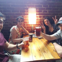 Beers while waiting for a seat at The Porch. Beers while waiting for a seat at The Porch.
