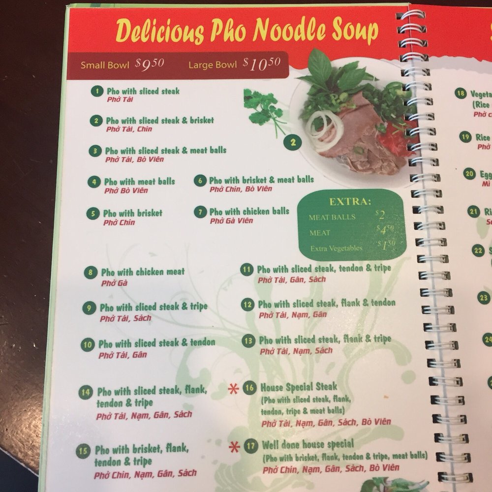 Delicious Pho - Menu - Vietnamese Near Me - Vancouver, British Columbia Delicious Pho - Menu - Vietnamese Near Me - Vancouver, British Columbia