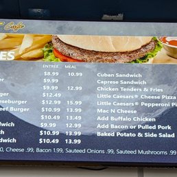 a menu for a burger and fries a menu for a burger and fries