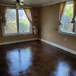 Fresh stain and sealant. Beautiful look