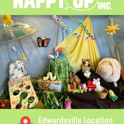 Happy Up - We thought we'd start the weekend off with some Friday Fun!
 Check out these window displays from both of our location...