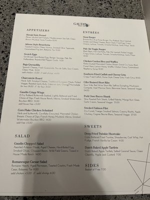 Menu photo 4 Gaudin Kitchen & Bar Tampa, FL