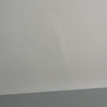 CNL Construction & Maintenance - "patch work" on ceiling from crack they caused and claimed they couldn't fix. - Roofing Near Me CNL Construction & Maintenance - "patch work" on ceiling from crack they caused and claimed they couldn't fix. - Roofing Near Me