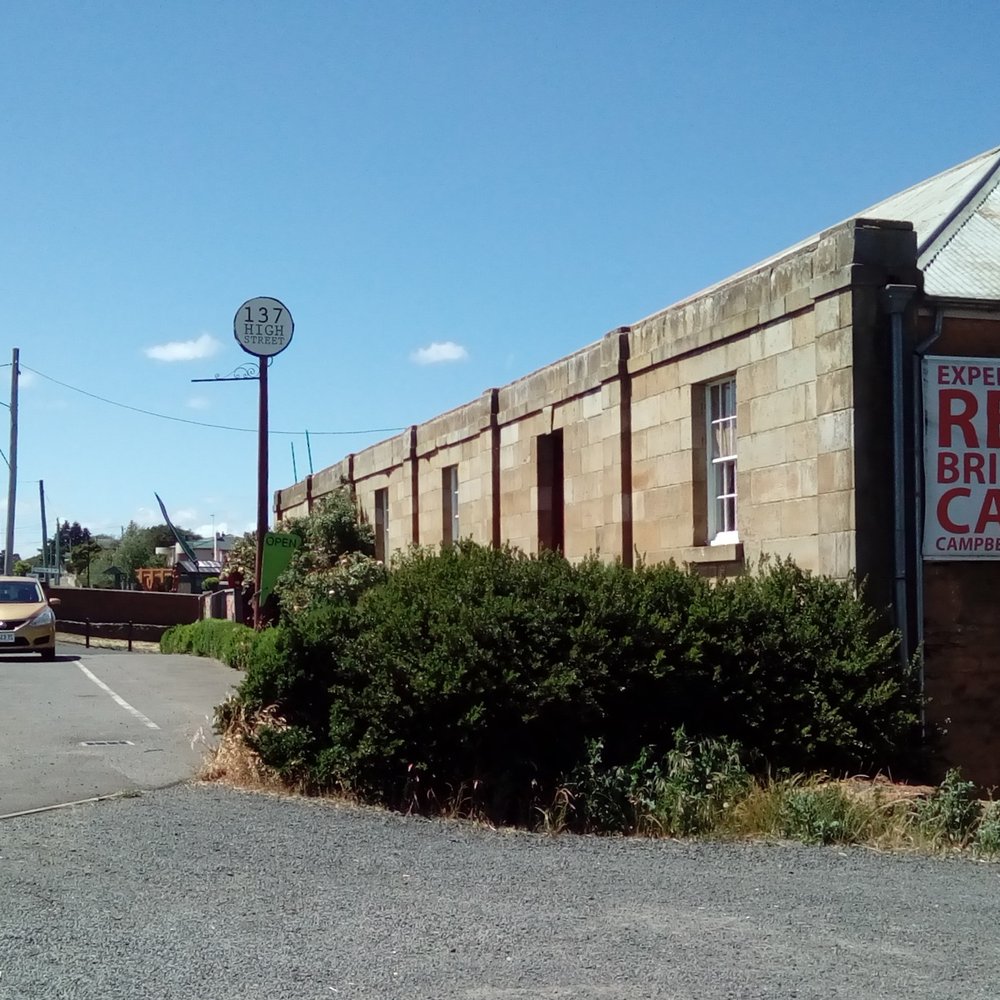 Red Bridge Cafe & Providore - Looking north at the building and main road. - Restaurants Near Me - Campbell Town, TAS Red Bridge Cafe & Providore - Looking north at the building and main road. - Restaurants Near Me - Campbell Town, TAS