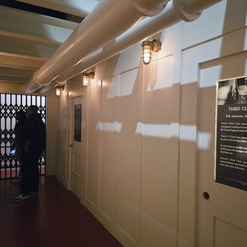 Titanic The Exhibition - Steerage corridor - Historical Tours Near Me - Skokie, Illinois