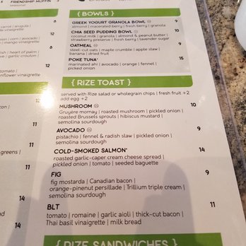 RIZE - bowls and toast - Breakfast & Brunch Near Me - Fishers, Indiana