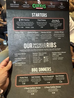 Menu photo 6 Corky's Ribs & BBQ Memphis, TN Menu photo 6 Corky's Ribs & BBQ Memphis, TN