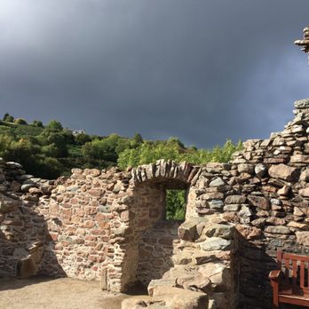 Urquhart Castle - A storm over the castle - Castles Near Me - Inverness-shire, HLD