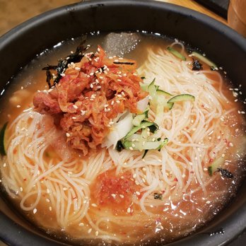 Sookdal - Kimchi cold noodles - nice way to finish the meal~ - Korean Near Me - Garden Grove, California
