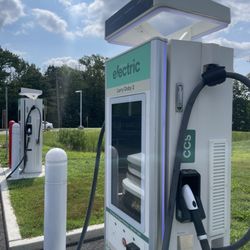 Applegreen Fast Charge - Two fast chargers at the Larry Doby service area off the northbound Garden State Parkway.