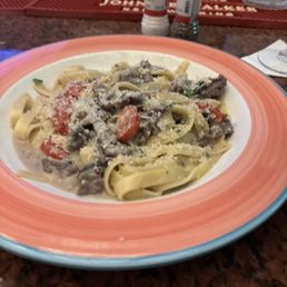Ribeye linguine. Where's the beef?! Ribeye linguine. Where's the beef?!