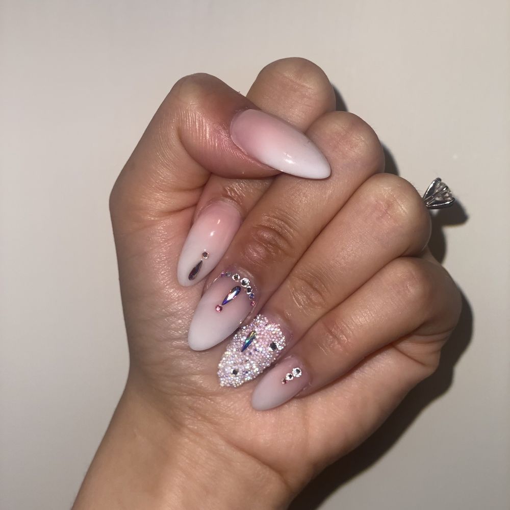 Sen Nails - Beautiful and fabulous bridal nails design - Nail Salons Near Me - Brentwood, California