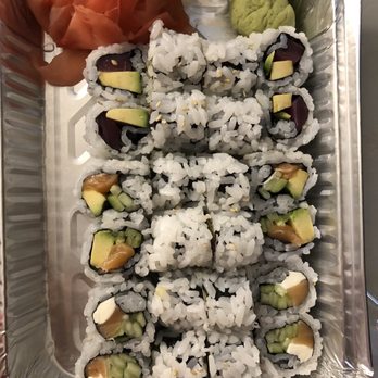 Hibachi 2 Go - The smallest rolls I've ever gotten (tuna avocado, alaskan roll, and philly roll. - Sushi Bars Near Me - Philadelphia, Pennsylvania