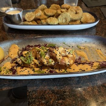 The Whiskey - Fried Pickles Bangin' Shrimp - American Near Me - Orlando, Florida